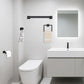 5Pcs Bathroom Towel Bar Set Stainless Steel 40cm Wall Mounted Towel Racks