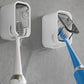2Pcs Toothbrush Holders Wall Mounted Tooth Brush Holder with Cover for Shower