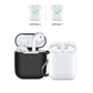 Silicone Case Cover Compatible with AirPods 2nd and 1st Generation with Cleaner kit  and Keychain