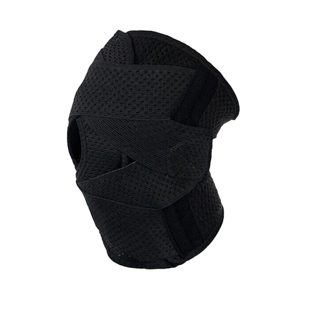 Knee Brace with Side Stabilizers Breathable Adjustable Knee Support Mesh Weave For Workout