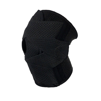 Knee Brace with Side Stabilizers Breathable Adjustable Knee Support Mesh Weave For Workout