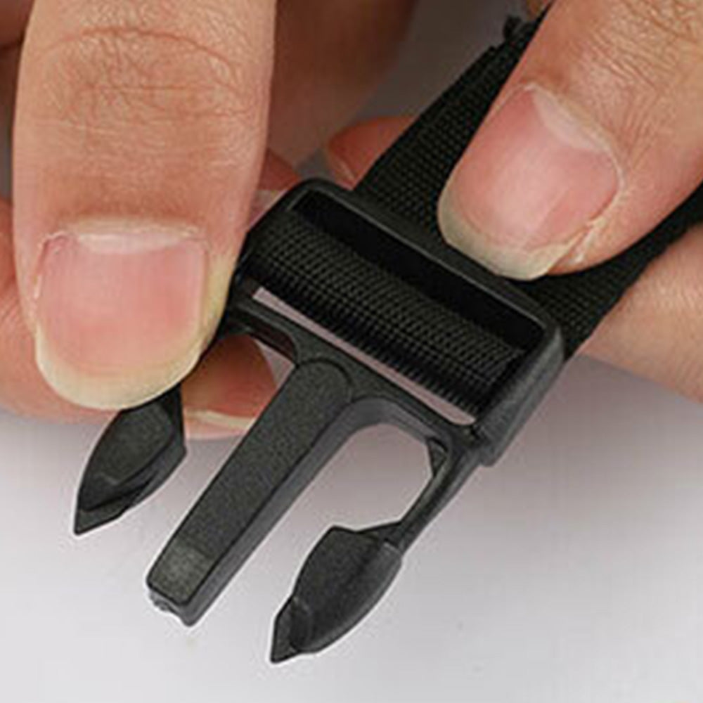 Buckle and Strap Kit Nylon Strap with Triglide Clips for Backpack Dog Collar