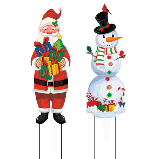 2-Piece Outdoor Christmas Stake Lights