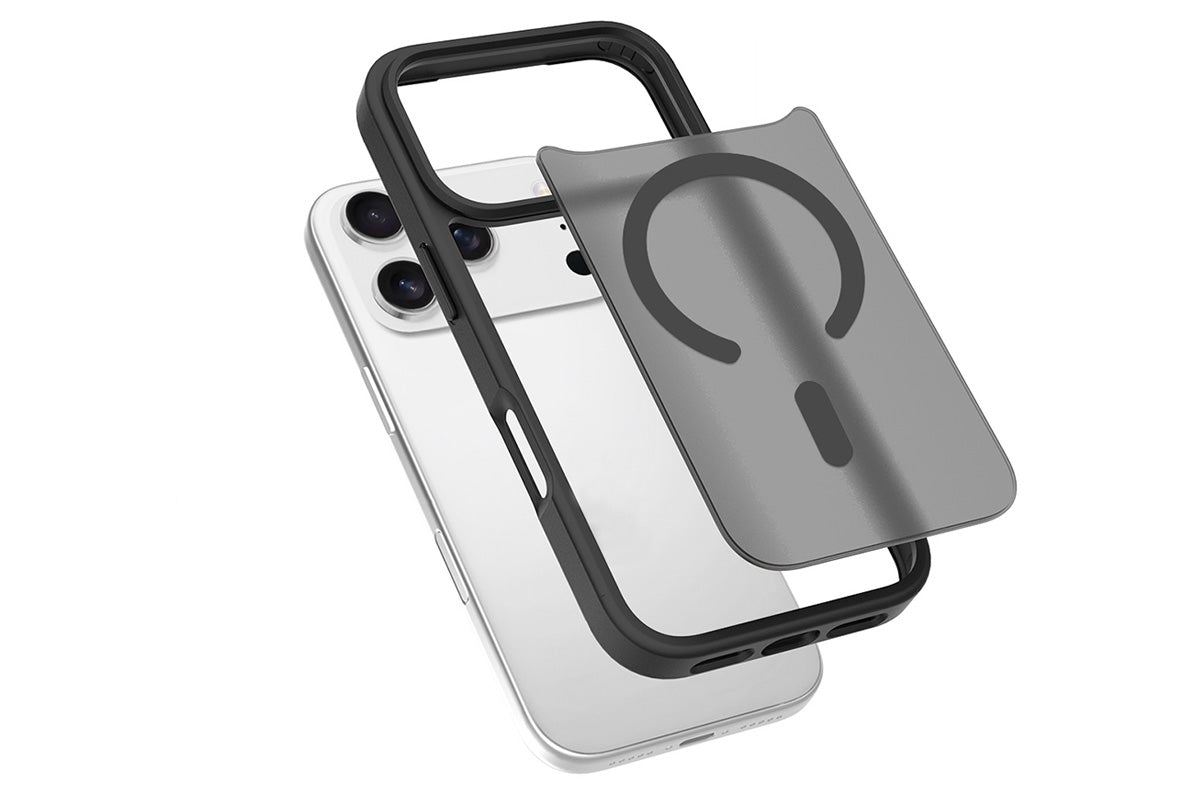 Magnetic MagSafe Phone Case for iPhone 17 Pro Max 17Air Shockproof Matte Protective Cover-Black