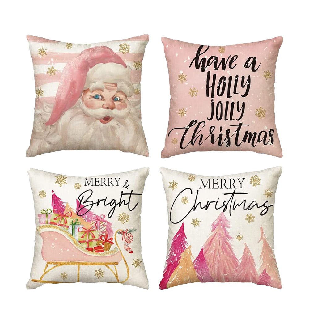 Christmas Pillowcase Living Room Sofa Home Bedroom Decoration Pillow Cover
