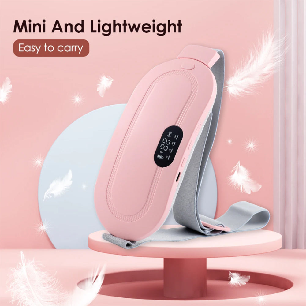 Electric Heating Belt for Women Portable Waist Abdomen Warmer with Massage