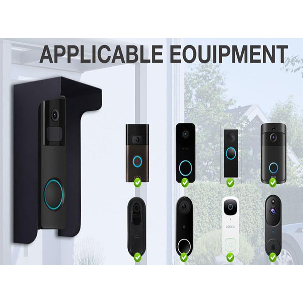 Ring Doorbell Anti-Glare Sun Shade Rain Cover Protector Weather Hood