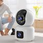 Dual Lens Smart Security Camera 2.4GHz WiFi HD Camera with Color Night Vision
