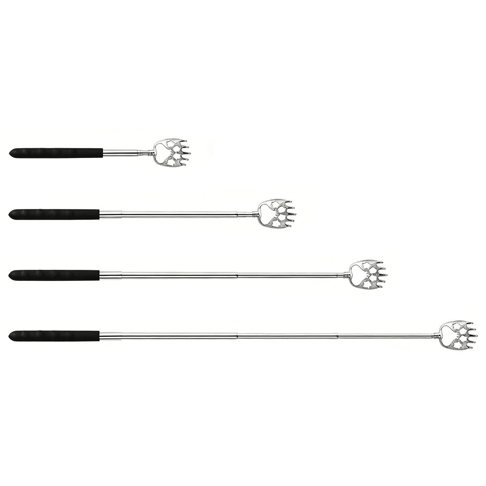 3 Pack Telescopic Back Scratcher Stainless Steel Retractable Extendable