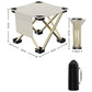 2Pcs Portable Outdoor Folding Camping Stool for Fishing Hiking Travel with Carry Bag