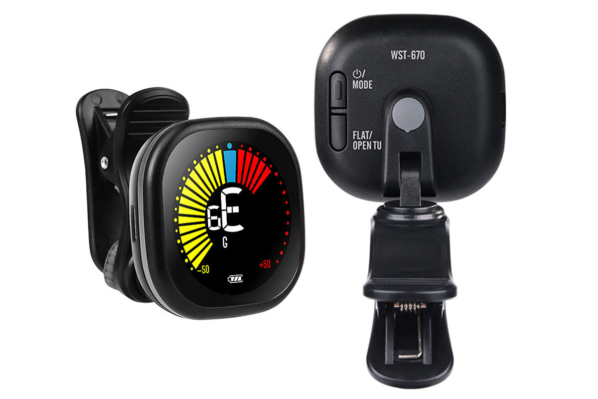 Rechargeable Automatic Clip-On Guitar Tuner for Guitar Violin Ukulele