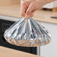200Pcs Reusable Elastic Aluminum Foil Food Covers for Bowls and Plates