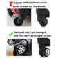 8Pcs Silicone Suitcases Wheel Protection Cover Luggage Accessories