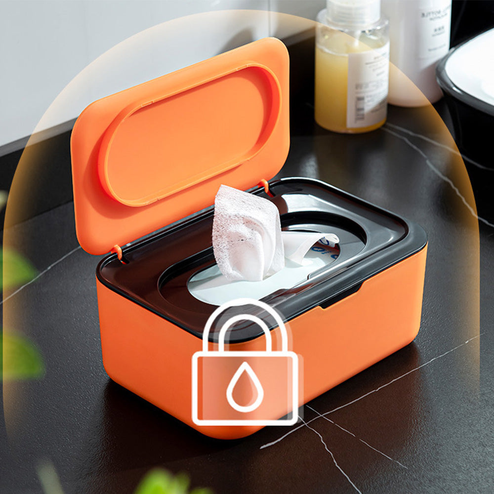 Wipes Dispenser Wipes Tissue Storage Case With Lid Refillable Wipe Holder
