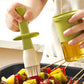 Oil Dispenser Bottle with Heat Resistant Brush for Kitchen BBQ Baking Cooking