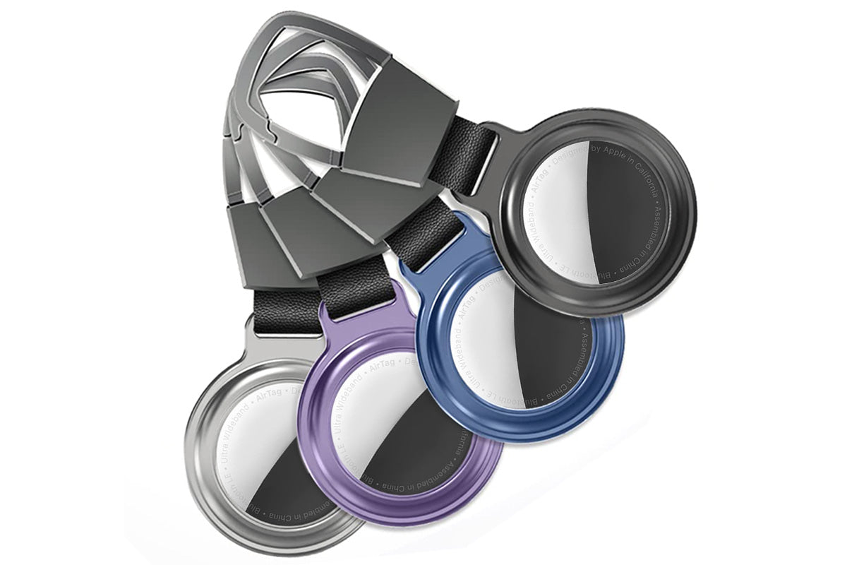 4pcs Protective Case Airtag Holder for Key Ring Luggage Dog Collar