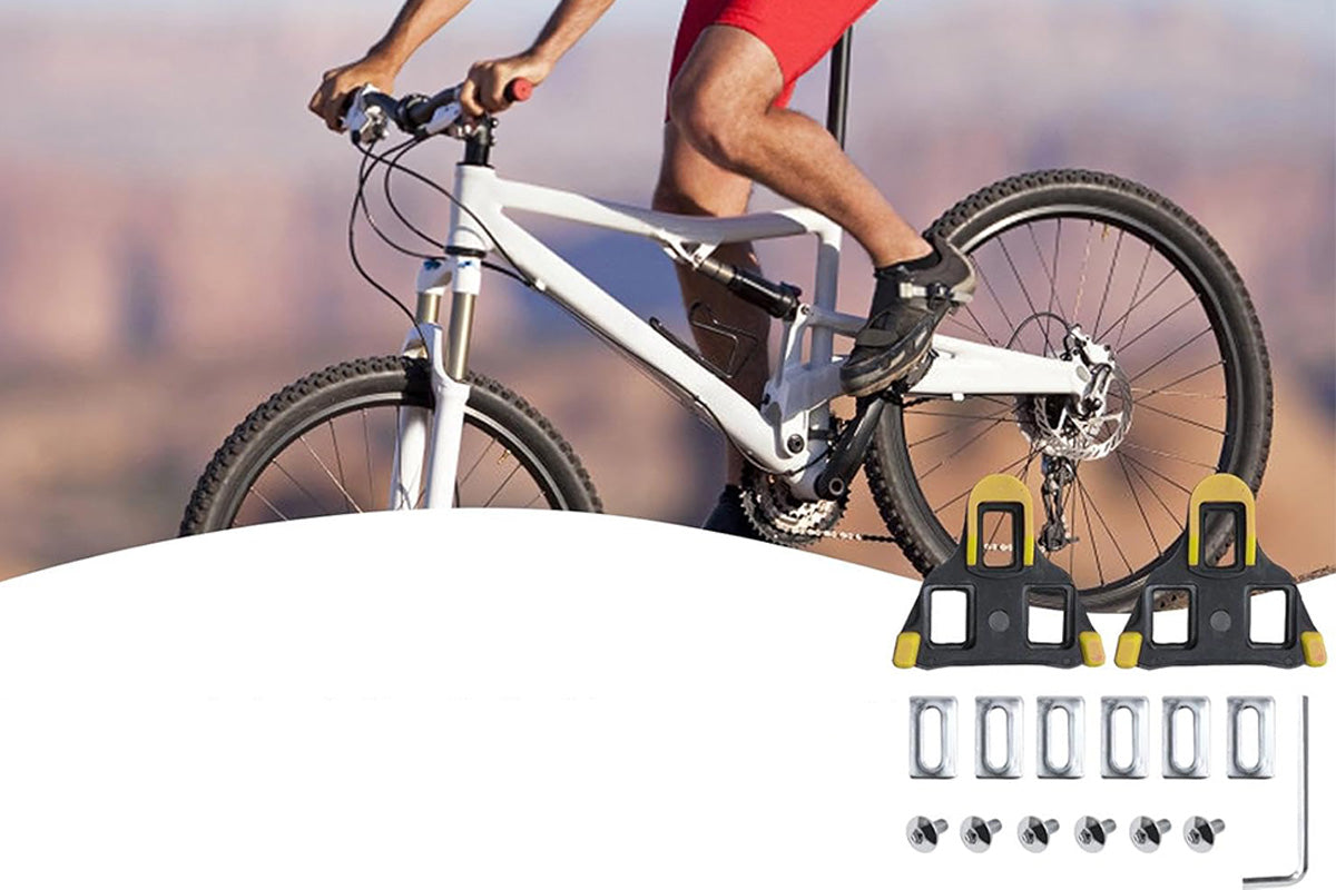 Road Bike Cleat Set SPD Compatible Cycling Pedal Clips for Road Shoes