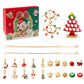 Christmas Advent Calendar Bracelet DIY Jewelry Blind Box Christmas Tree Gift Set for Girls