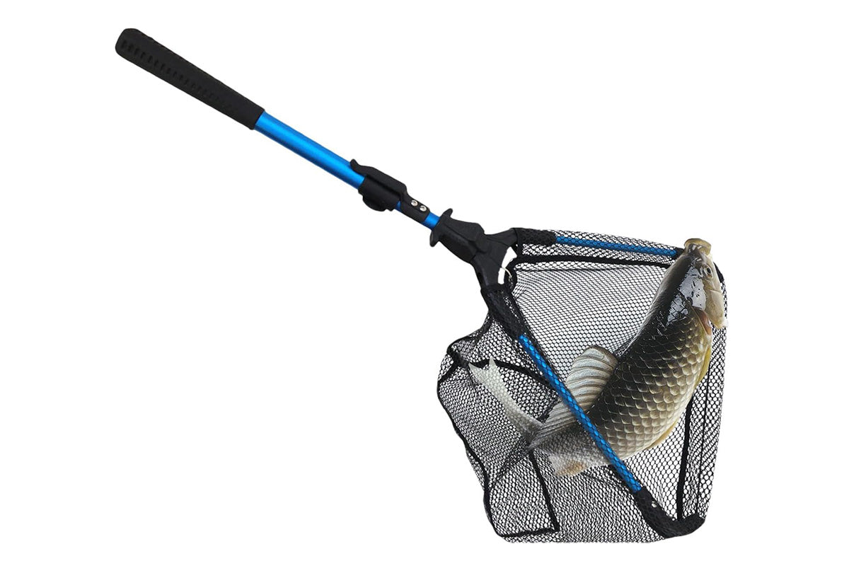Foldable Fishing Net Aluminum Handle for Steelhead Salmon Fly Kayak Catfish Bass