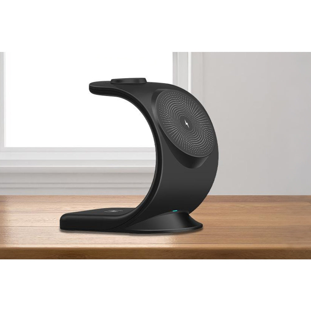 3 in 1 Wireless Charging Station for iPhone AirPods Apple Watch 15W Fast Charging Stand