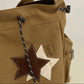 Y2K Star Canvas Messenger Shoulder Bag