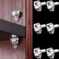 100-Pack Clear Cabinet Shelf Supports Heavy Duty Acrylic Shelf Pins for Glass/Wood Boards