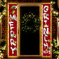 Christmas Decorations Outdoor Banner with LED Merry Christmas Decor Porch Sign