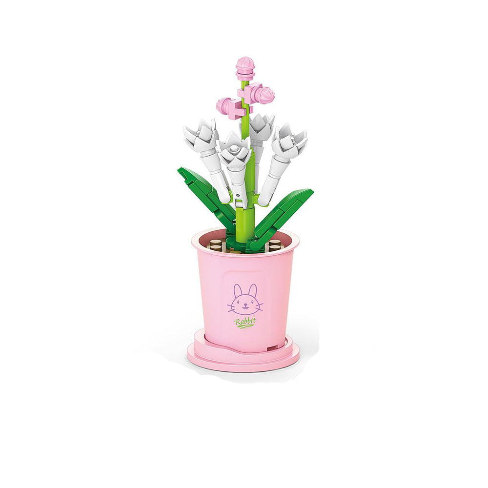 12Pcs Artificial Plants Decor Building Kits Toy for Kids and Adults