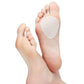 12Pcs Felt Forefoot Cushion Pads Oval Metatarsal Insoles for High Heels