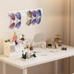 2Pcs Sunglasses Rack Wall Clear Acrylic Wall Mount Glasses Holder Glasses Storage