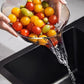 2Pcs MultiFunctional Drain Baskets Strainer Bowls With Funnel