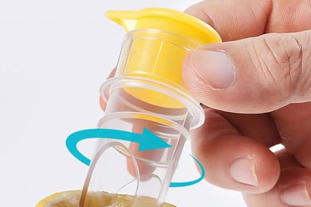 2Pcs Lemon Squeezer Screw Top Portable Citrus Juicer for Lemon Lime Orange