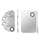 Stainless Steel Makeup Mixing Palette Set with Spatulas