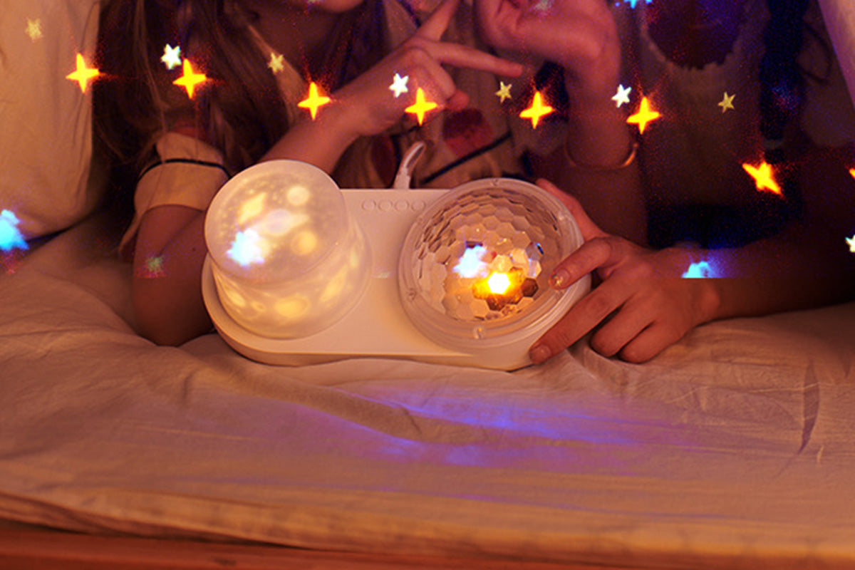 Ocean Star Projector Night Light Rotating Galaxy Bedroom Lamp