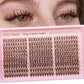 300 PCS Brown False Eyelash Cluster Kit with Multiple Lengths