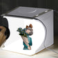 Photo Light Tent with LED 6 Backdrops Foldable Photo Studio Light Box for Jewelry Watch