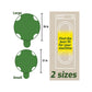 Portable Foldable Green Clothes Storage Basket for Dirty Clothes