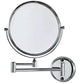 Extendable Wall-Mounted Makeup Mirror 3X Magnifier Double-Sided Bathroom Mirror