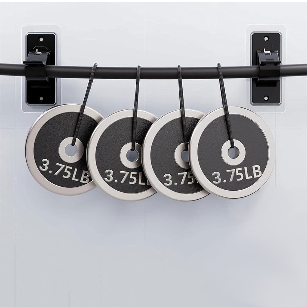 Curtain Rod Brackets Self Adhesive No Drill Transparent Invisible Holders for Curtains Towels