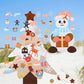 DIY Felt Christmas Tree With Light Reusable Wall Hanging Ornaments