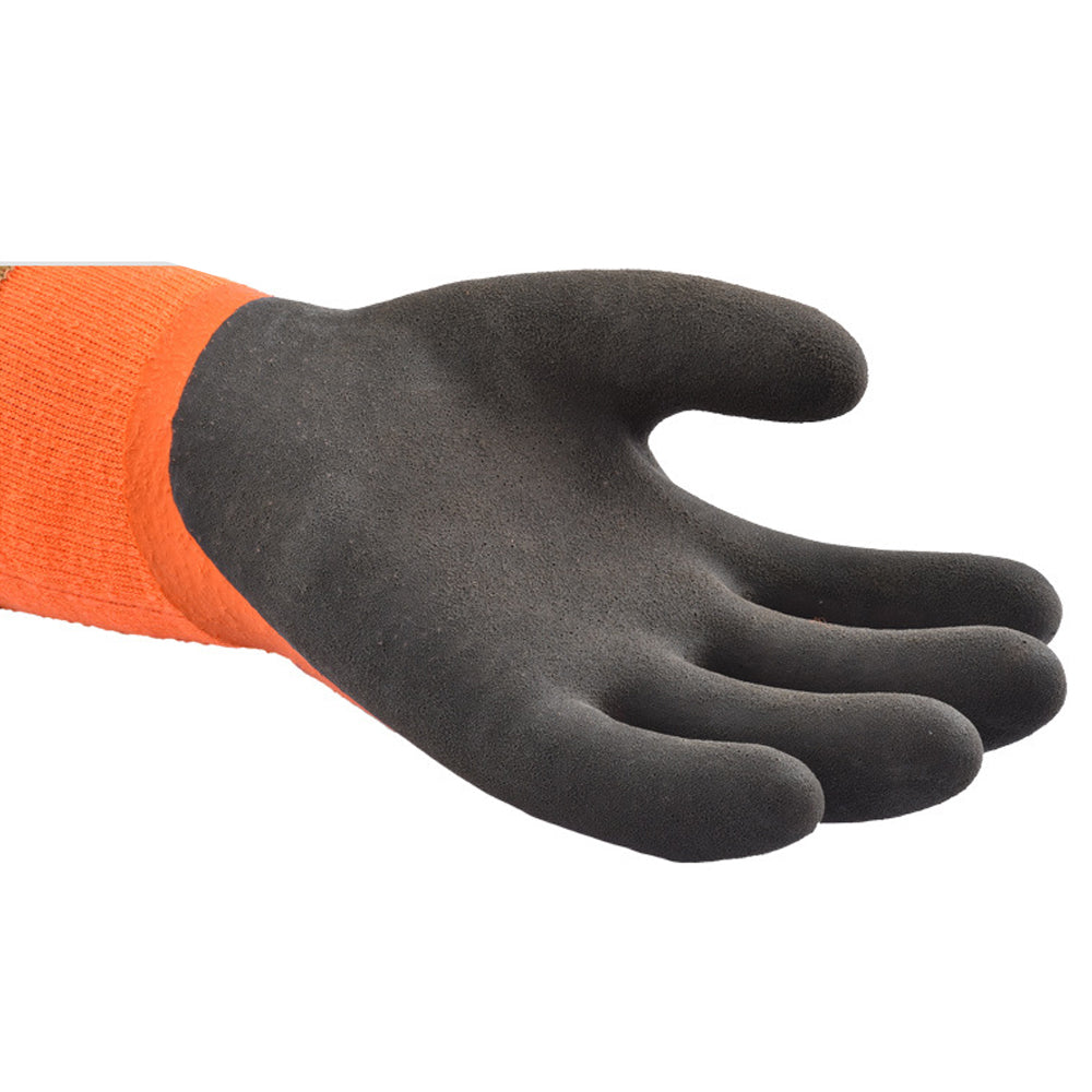 Pair of Thermal Winter Work Gloves Water-resistant Palm and Back Warm Gloves