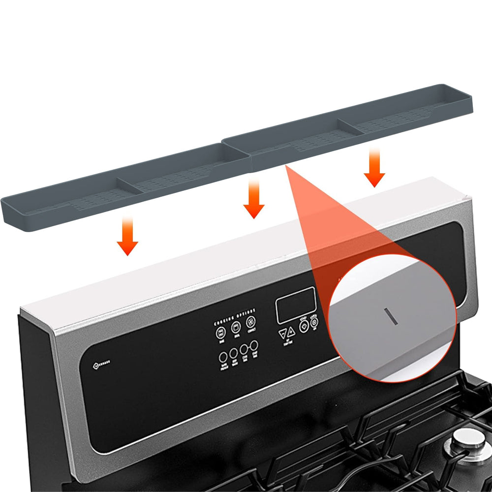 2Pcs Silicone Stove Oven Top Shelf for Kitchen