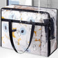 3 Pack Thick Clear Storage Bags with Zipper for Clothes Bedding