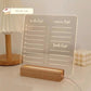 Acrylic Message Marker Board with Light for Office Home School
