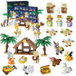 2025 Christmas Advent Calendar 24 Days Building Block Set Nativity Toy Gift