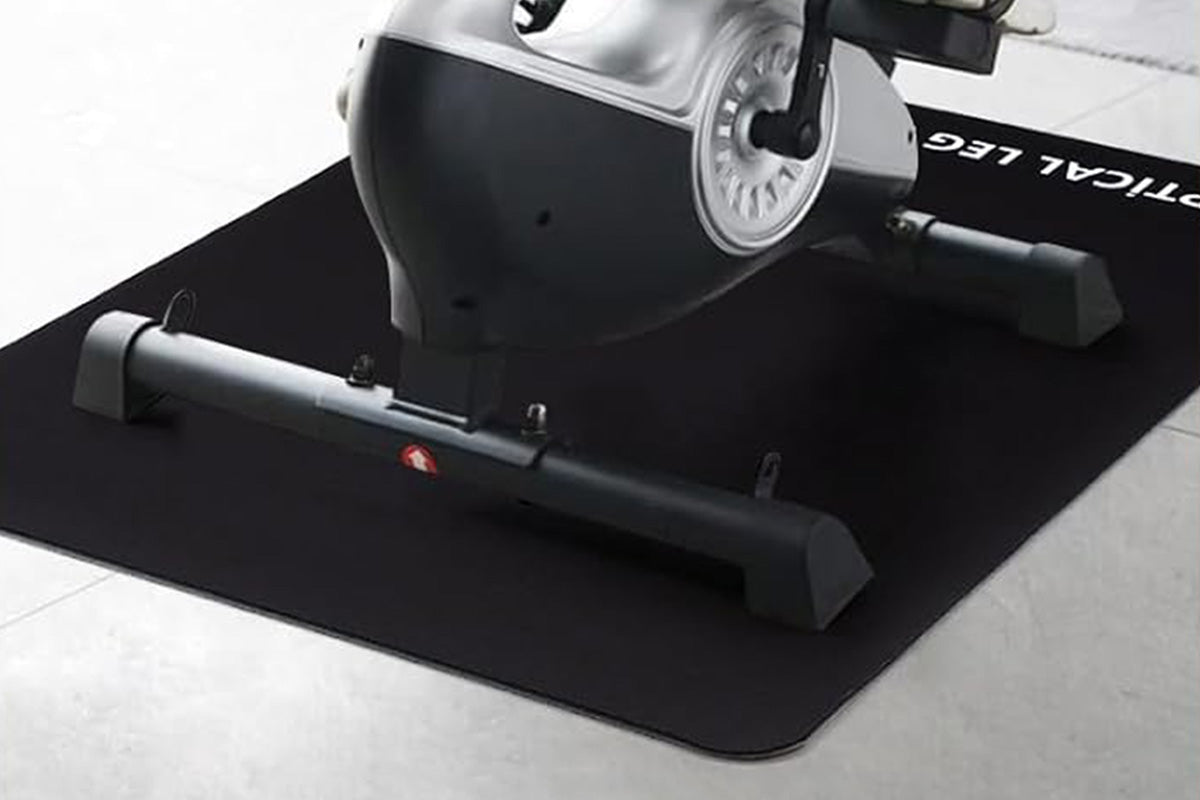 Non Slip Ellipse Leg Exerciser Workout Mat Under Desk Elliptical Exercise Mat for Seated Pedal Machines
