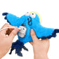 Rechargeable Squeaky Cat Toys Touch Activated Kitten Plush Flapping Toys