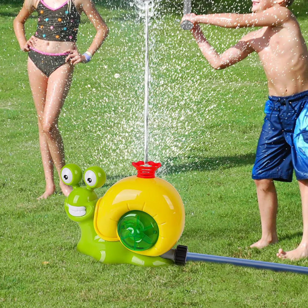 Water Sprinkler Baseball Toy 2 in 1 Snail Summer Outdoor Toy