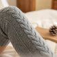 Womens Knitted Over Knee Socks for Fall and Winter Thick and Warm Long Stockings