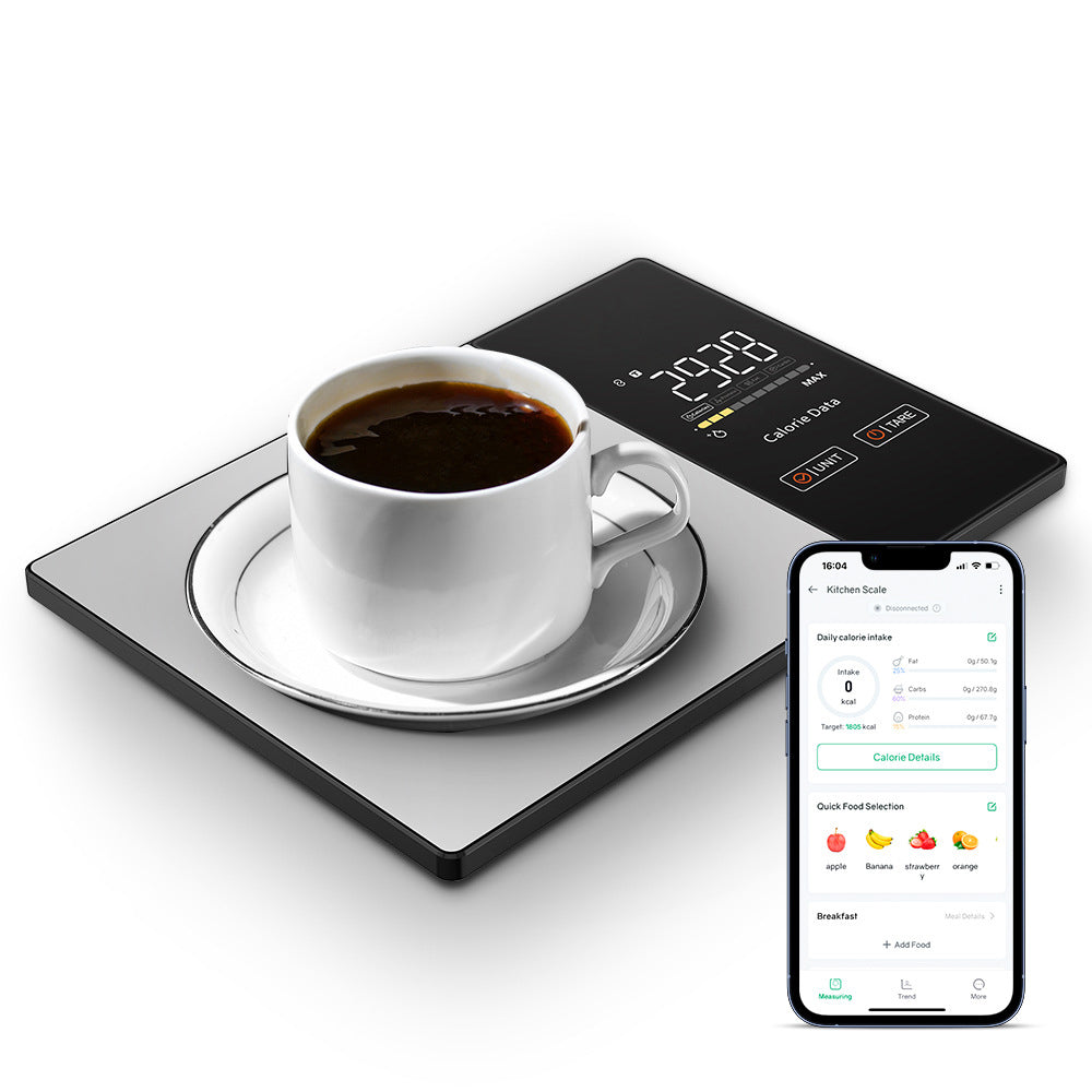 Smart Food Kitchen Scale with Nutrient Display and App Connectivity